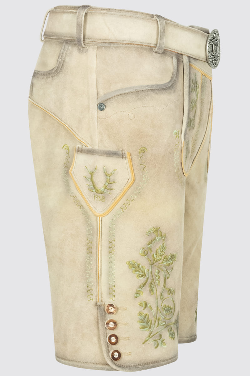 Lederhose Arlo mit Gürtel