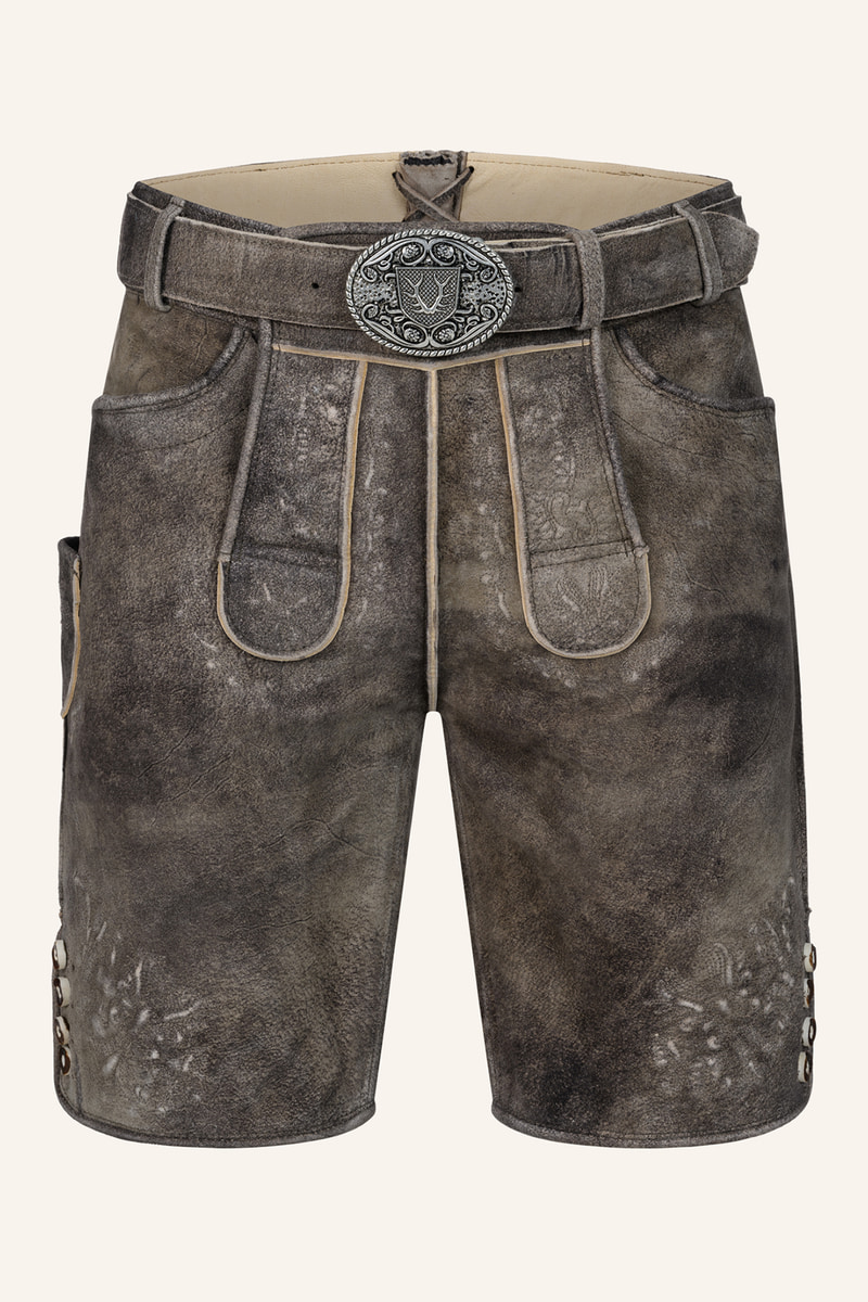 Lederhose Patrizio mit Gürtel