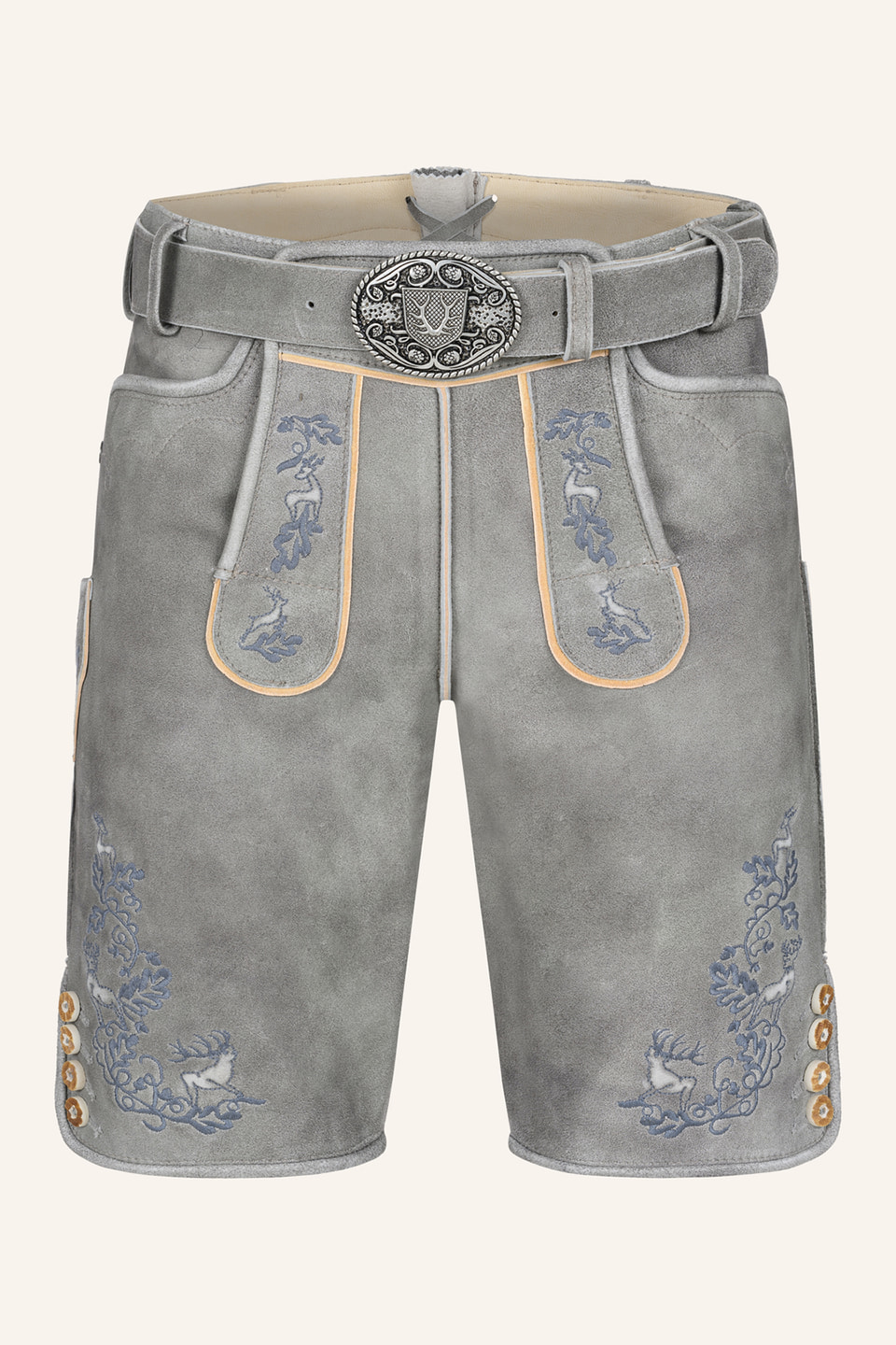 Lederhose Berat mit Gürtel