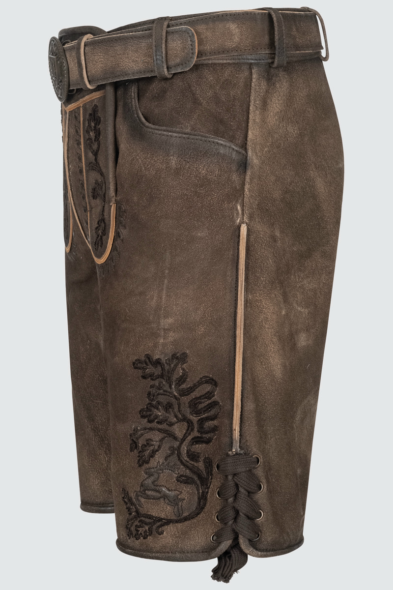 Lederhose Theis mit Gürtel