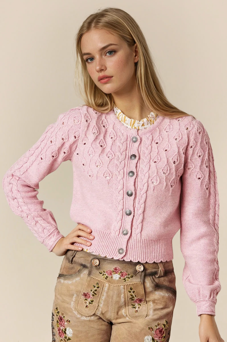 Trachtenjacke Dori in rosa im Krüger Dirndl Online Shop