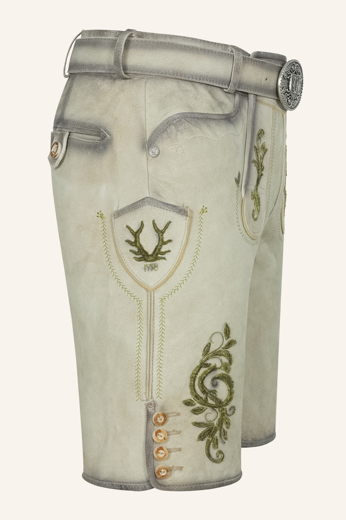 Lederhose Maurus mit Gürtel