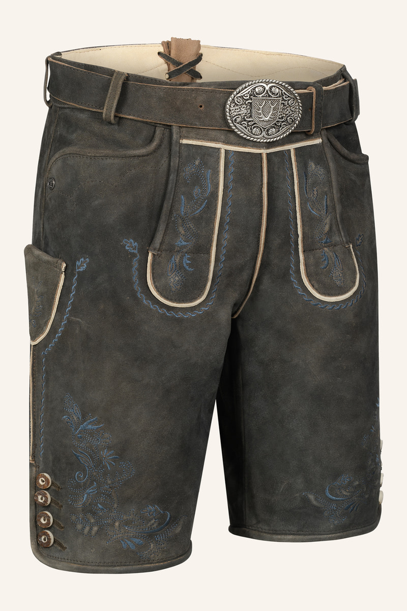 Lederhose Yanis mit Gürtel