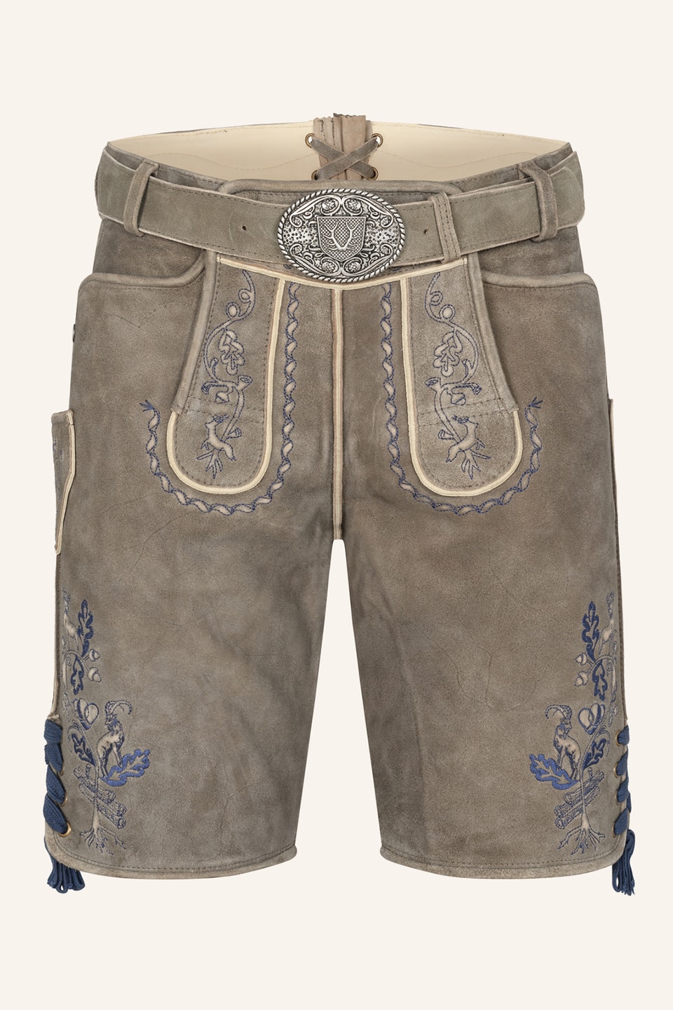 Lederhose Nilio mit Gürtel