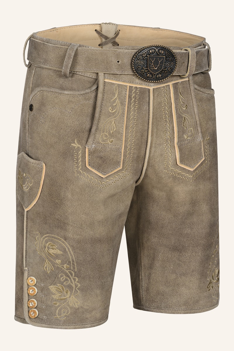 Lederhose Iwan mit Gürtel