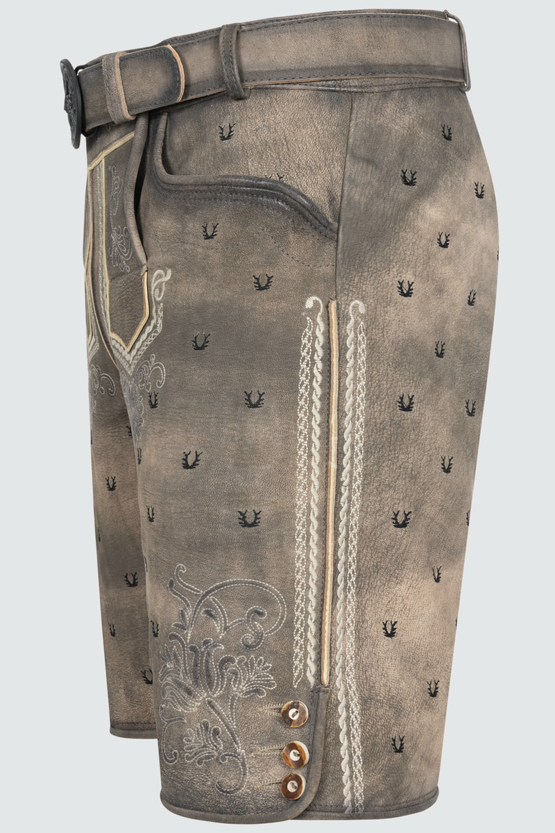 Lederhose Harvey mit Gürtel