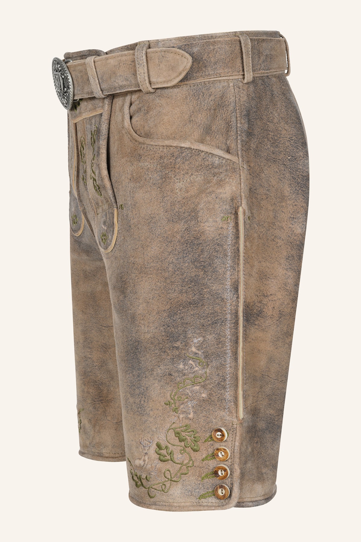 Lederhose Arthas mit Gürtel
