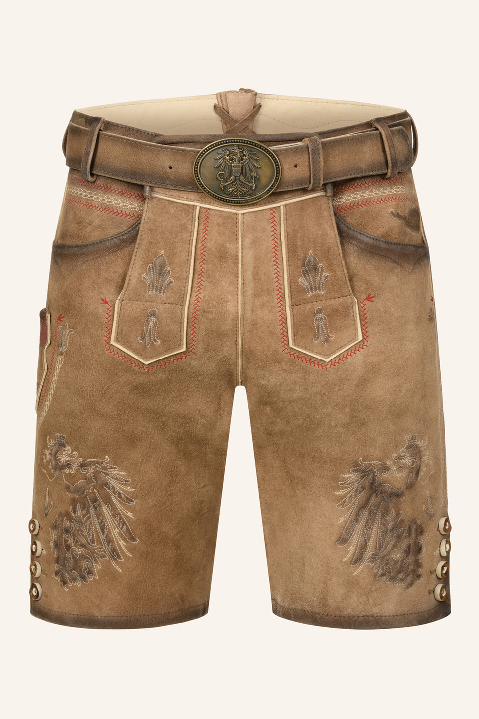 Lederhose Mei Hoamat mit Gürte