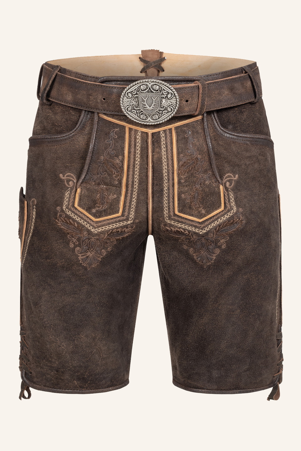 Lederhose Rufus mit Gürtel