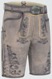 Lederhose Juan mit Gürtel