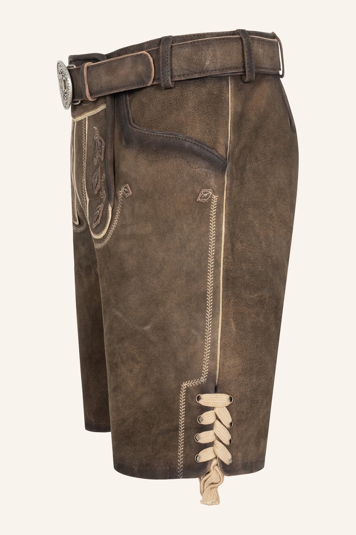 Lederhose Werner mit Gürtel