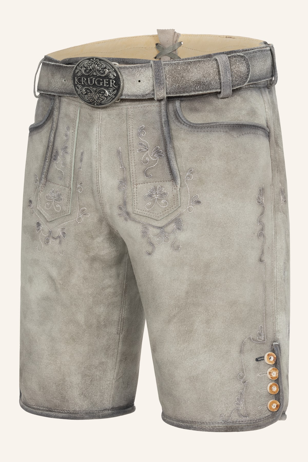 Lederhose Lenny mit Gürtel