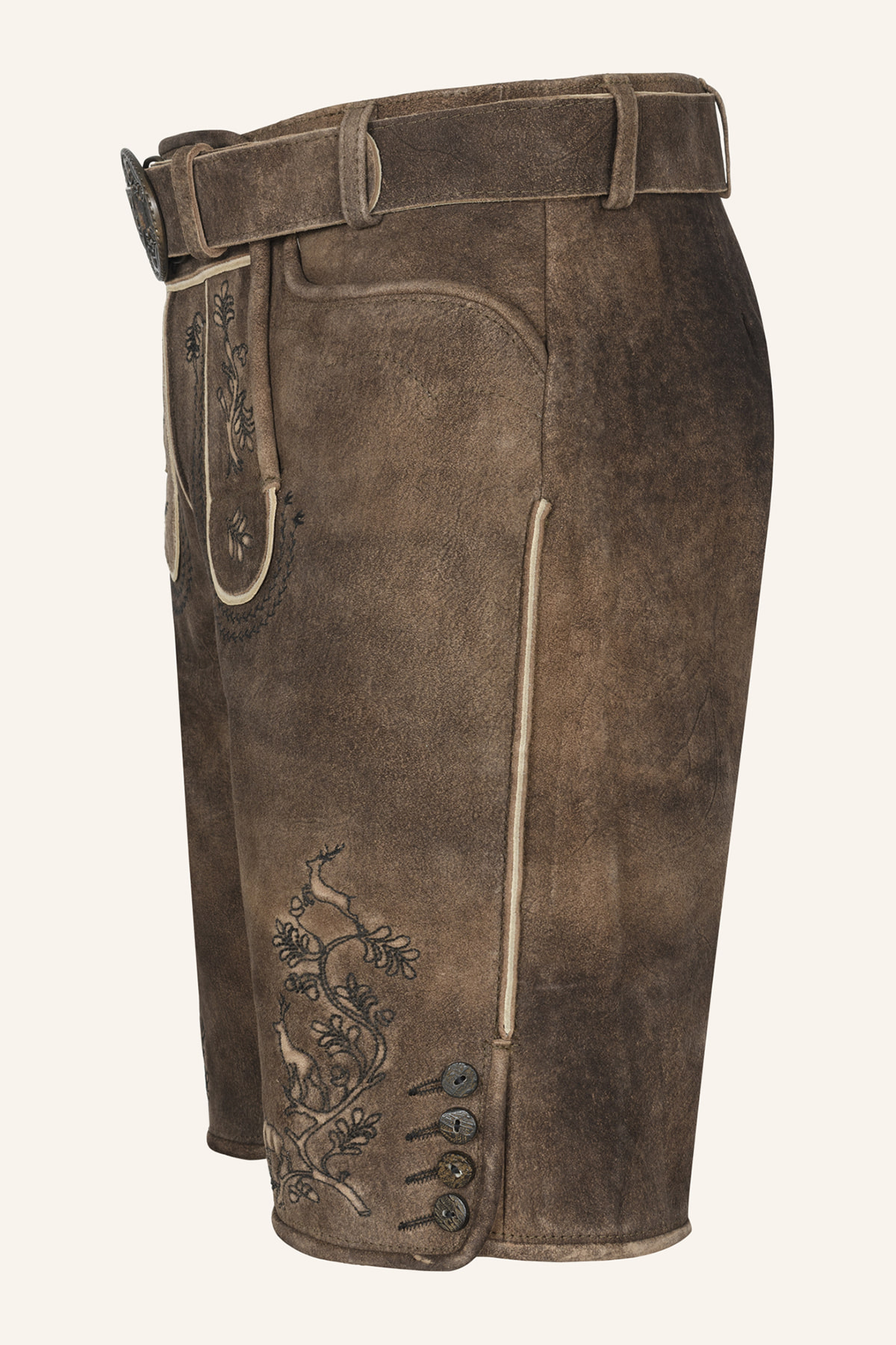 Lederhose Mischa mit Gürtel