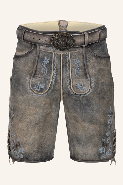 Lederhose Melo mit Gürtel