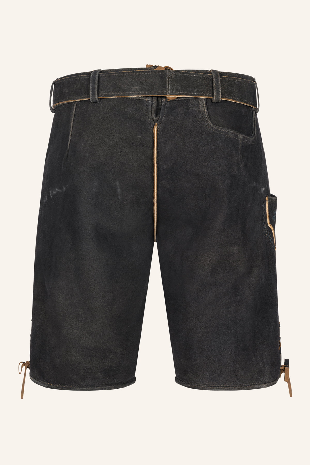 Lederhose Edo mit Gürtel