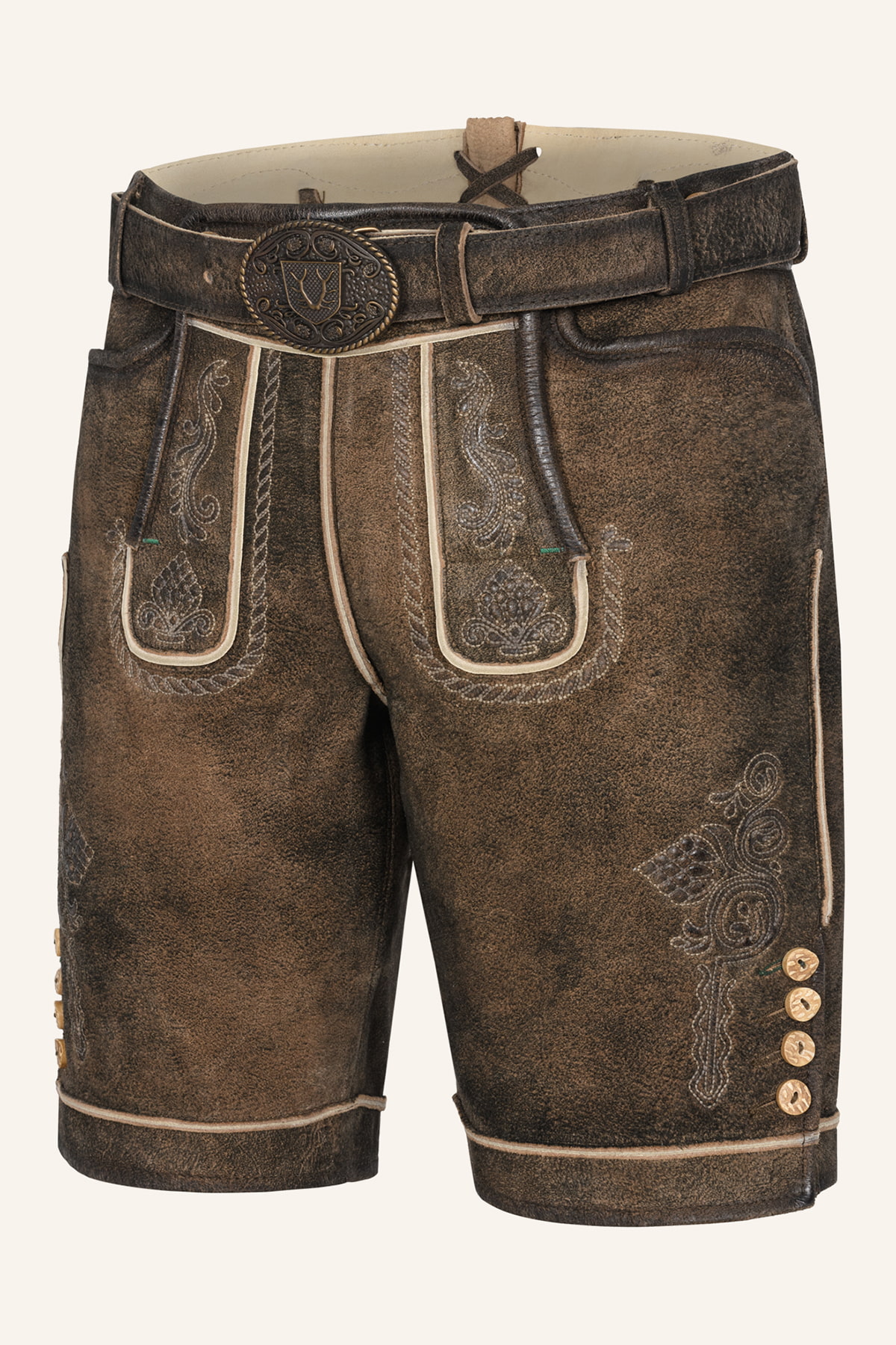 Lederhose Waris mit Gürtel