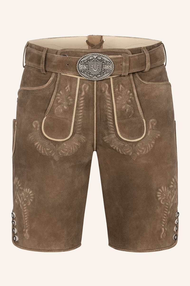 Lederhose Aric mit Gürtel