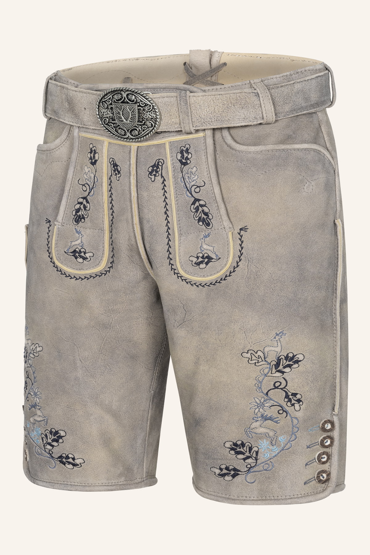 Lederhose Keanu mit Gürtel