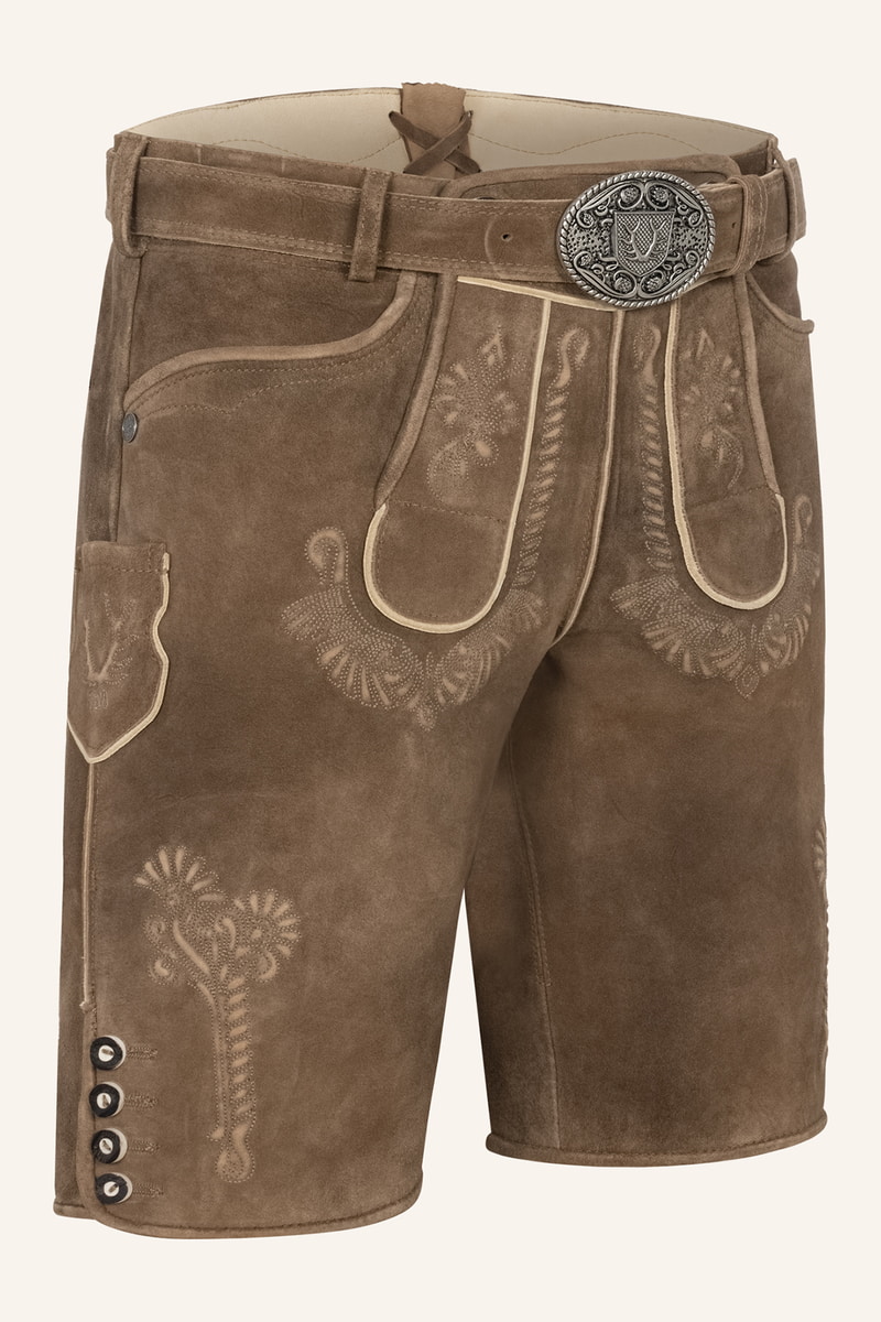 Lederhose Aric mit Gürtel