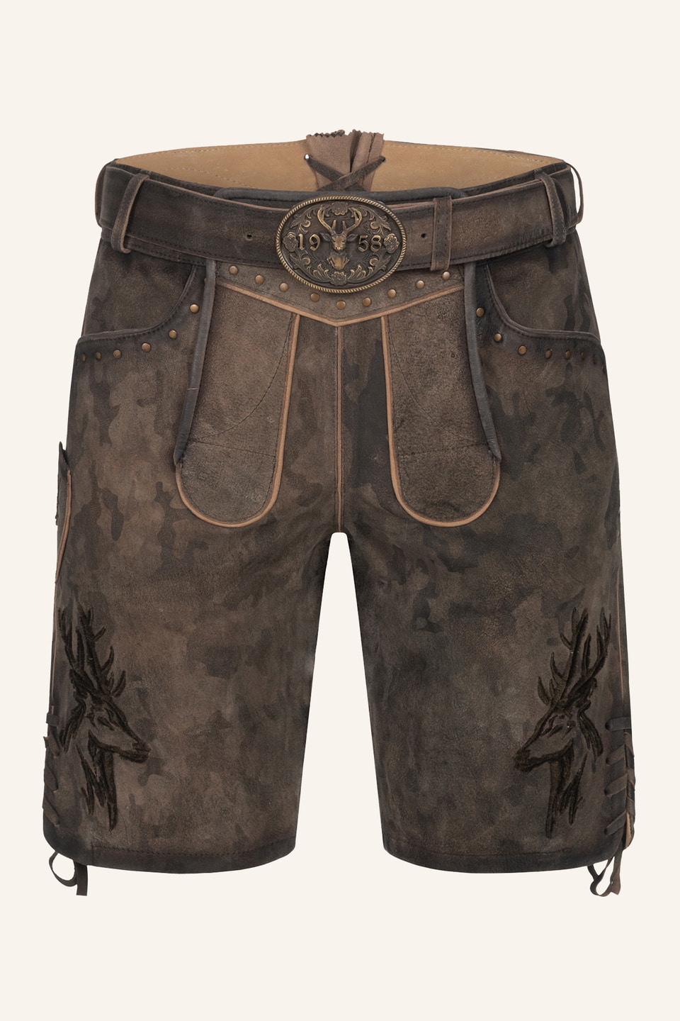 Lederhose Matze mit Gürtel