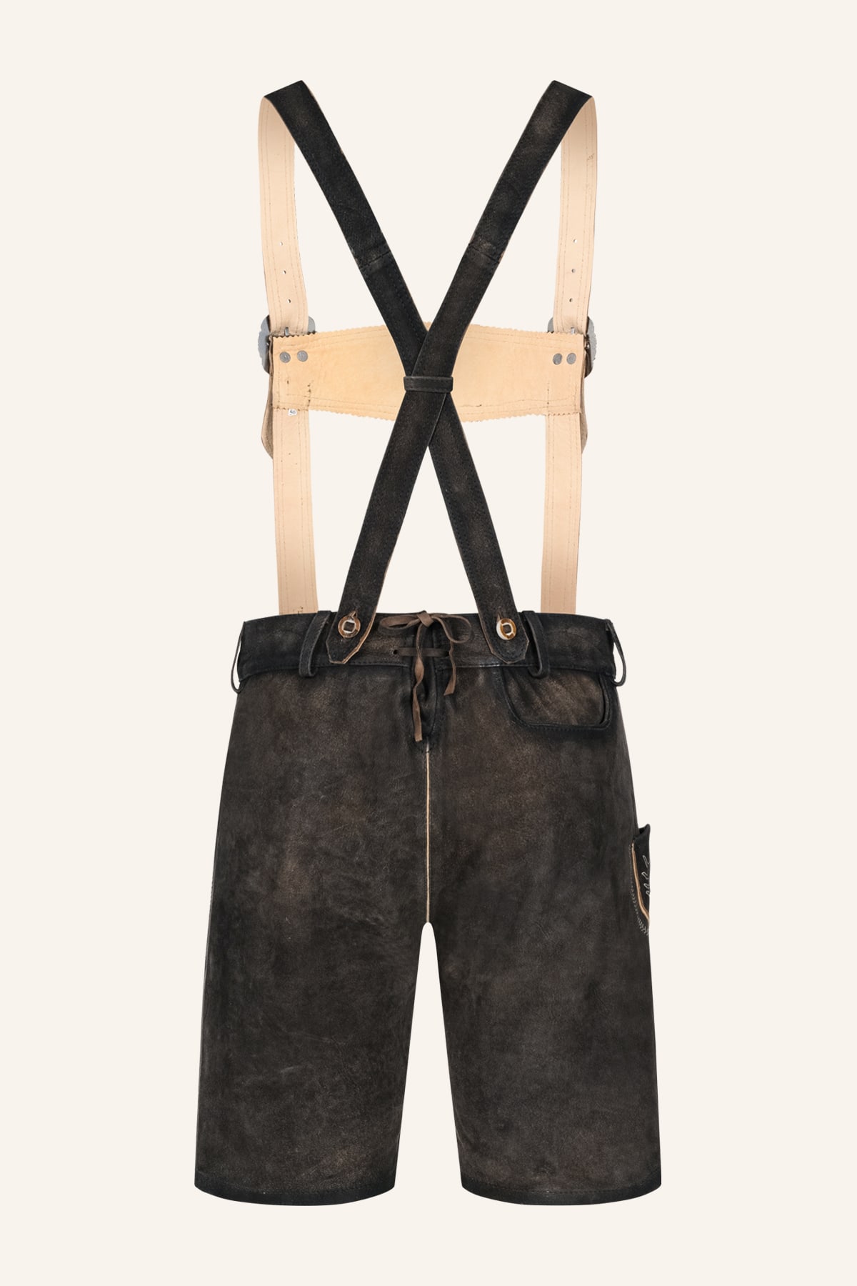 Lederhose Werno mit Trägern