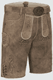 Lederhose Ralph mit Gürtel