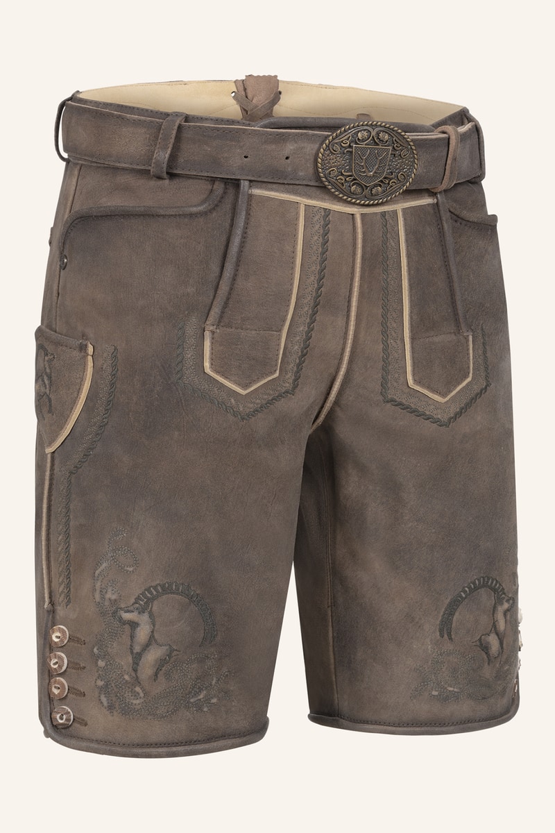 Lederhose Ilian mit Gürtel