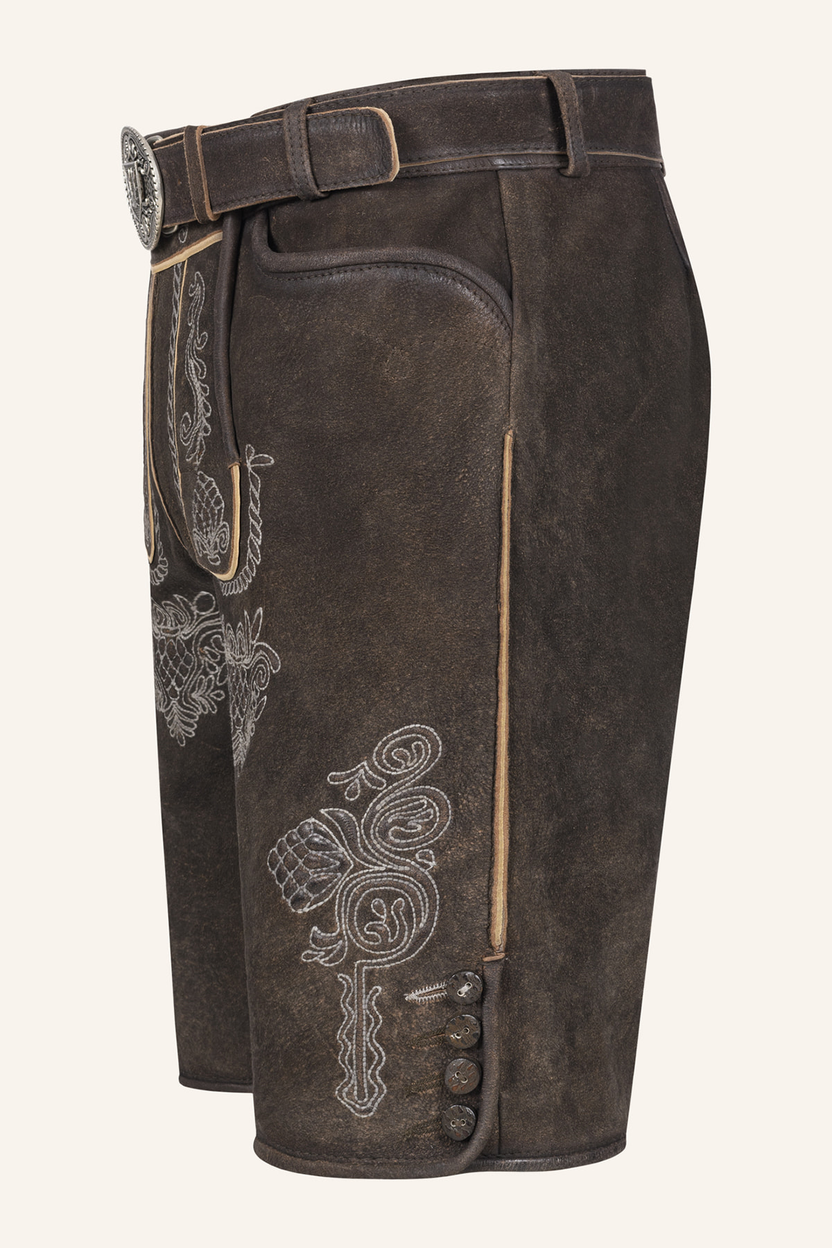 Lederhose Vinc mit Gürtel