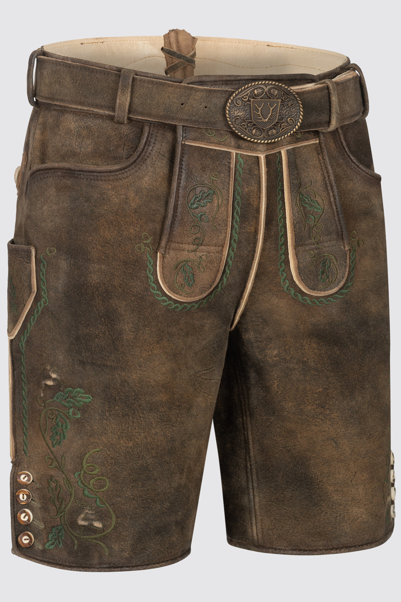 Lederhose Tarius mit Gürtel