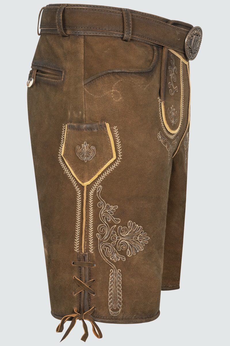 Lederhose Giulio mit Gürtel