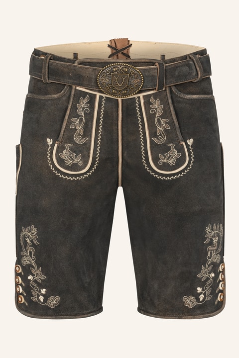 Lederhose Arendt mit Gürtel