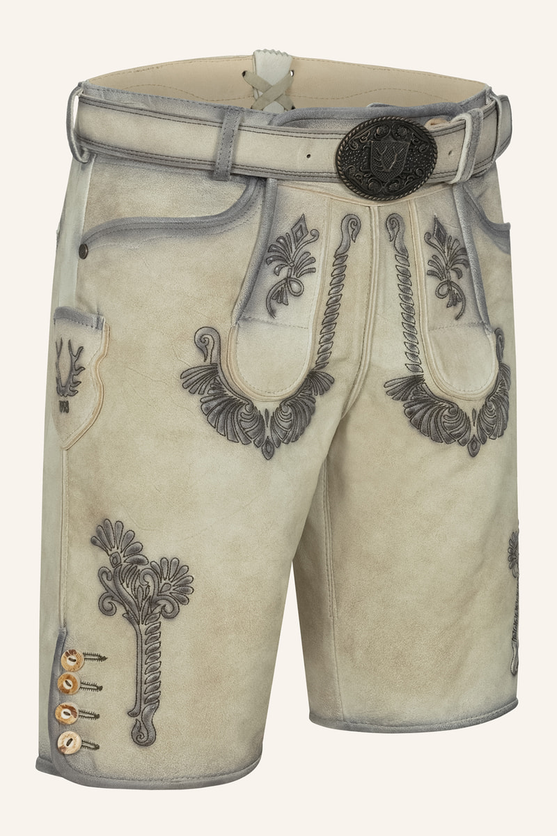 Lederhose Aric mit Gürtel