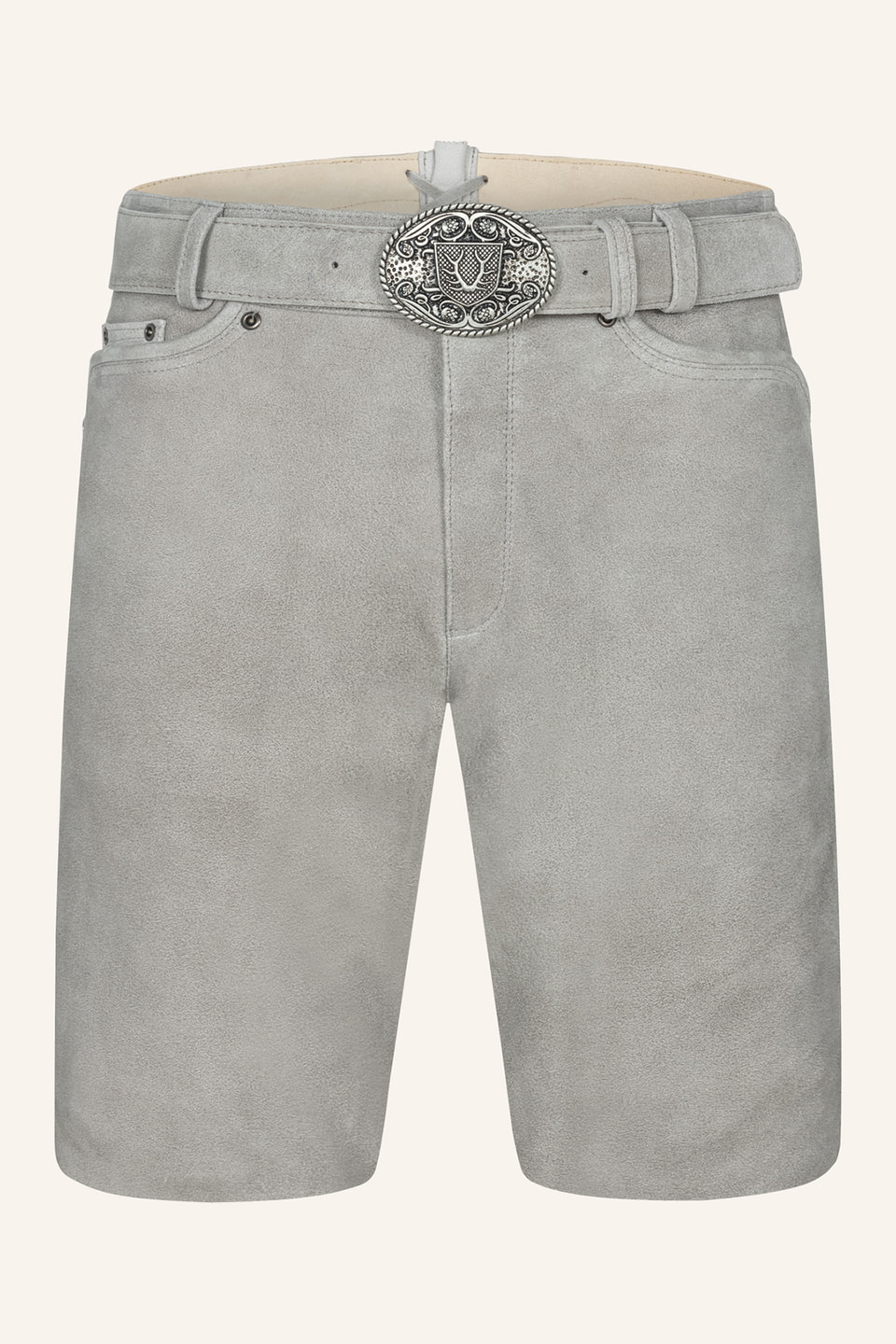 Lederhose Jari mit Gürtel