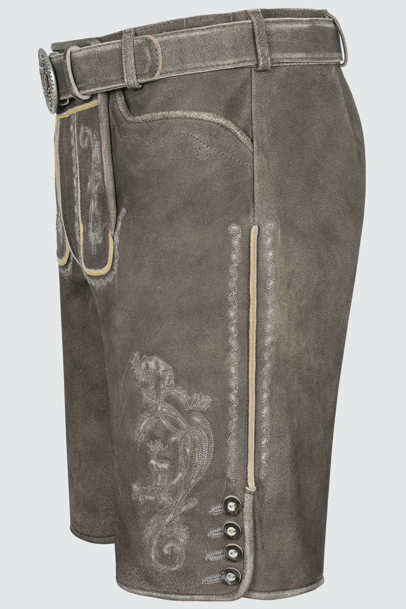 Lederhose Howard mit Gürtel