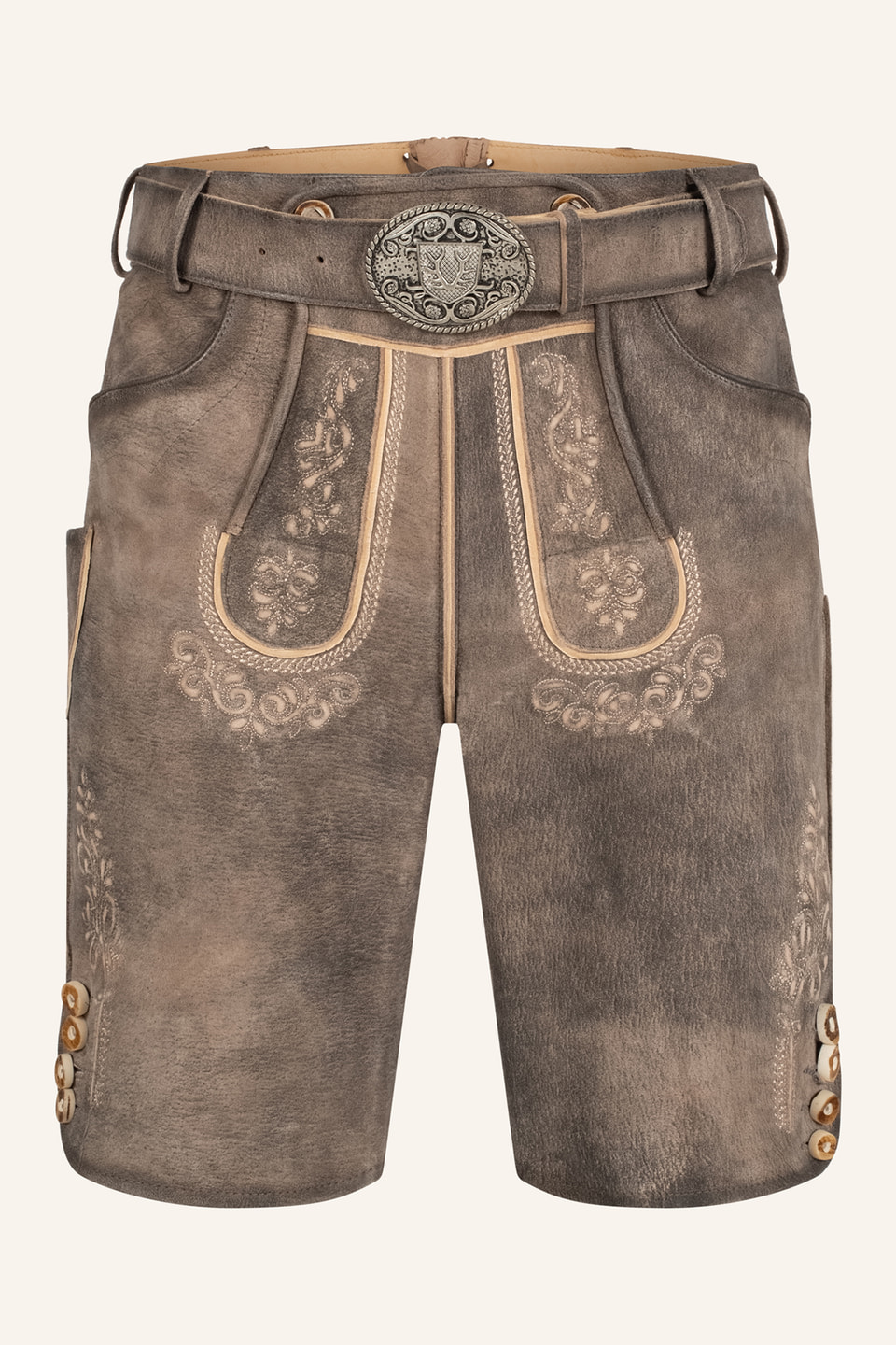 Lederhose Mailo mit Gürtel