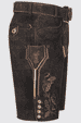 Lederhose Terence mit Gürtel
