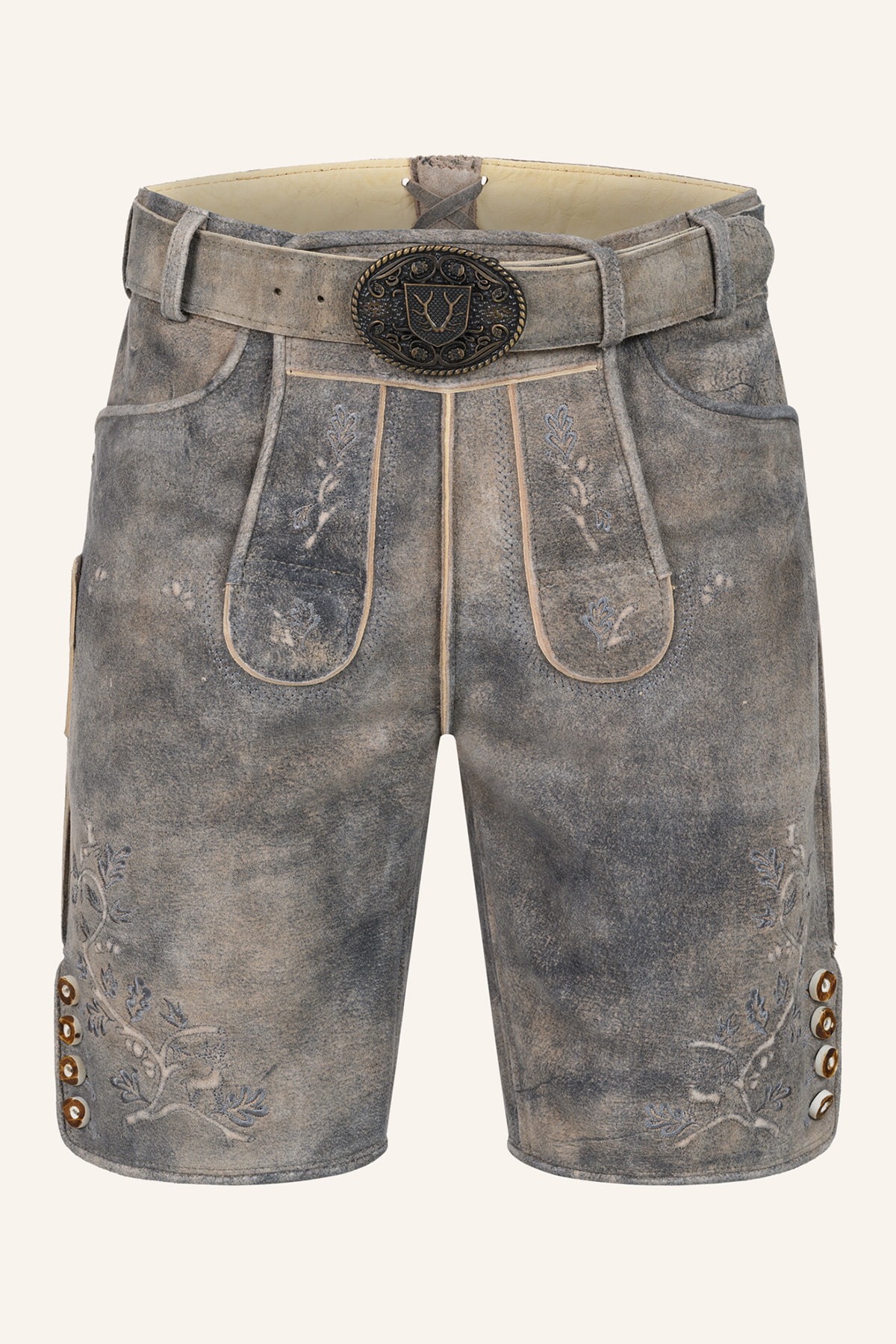Lederhose Berno mit Gürtel
