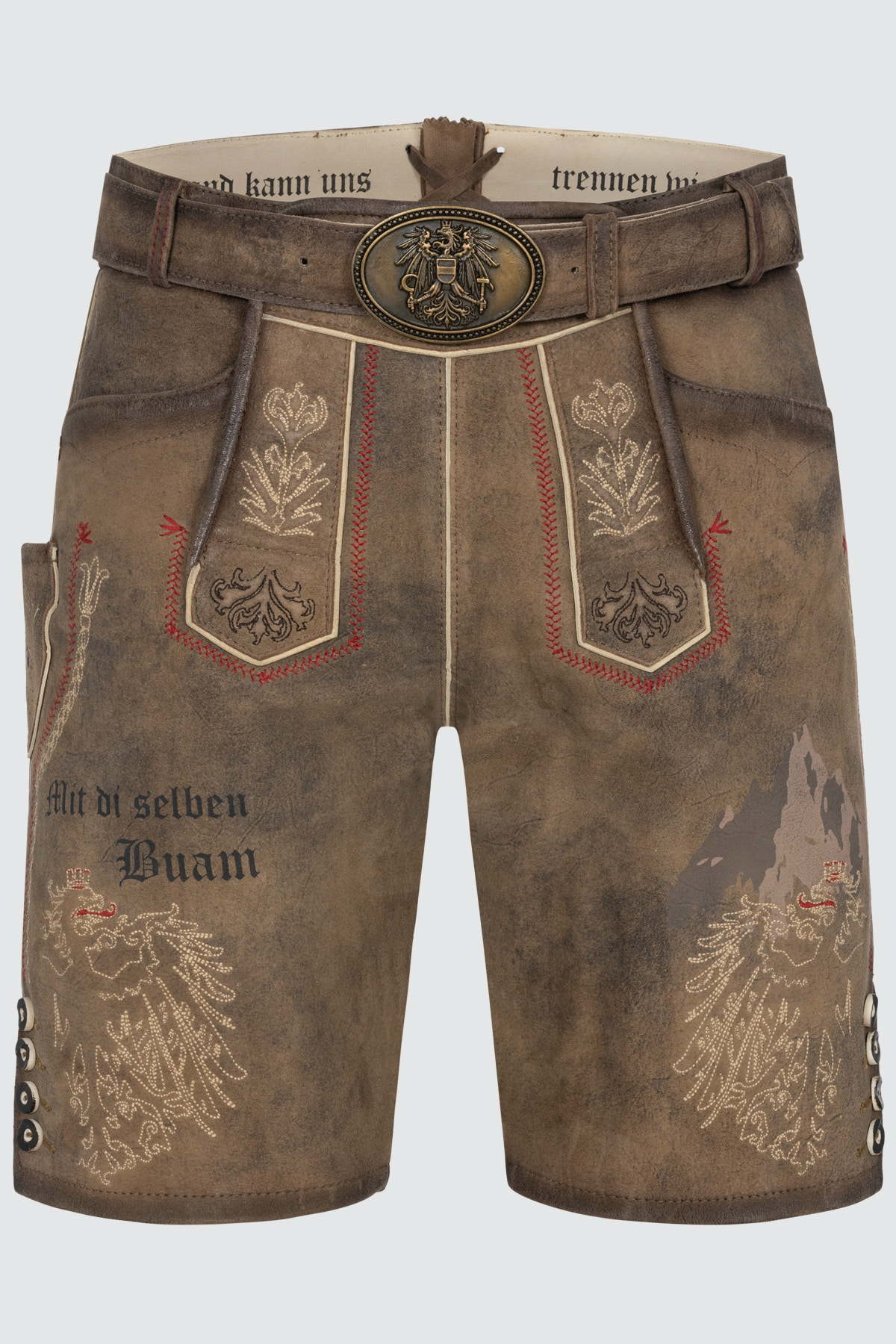 Lederhose Fankerl mit Gürtel