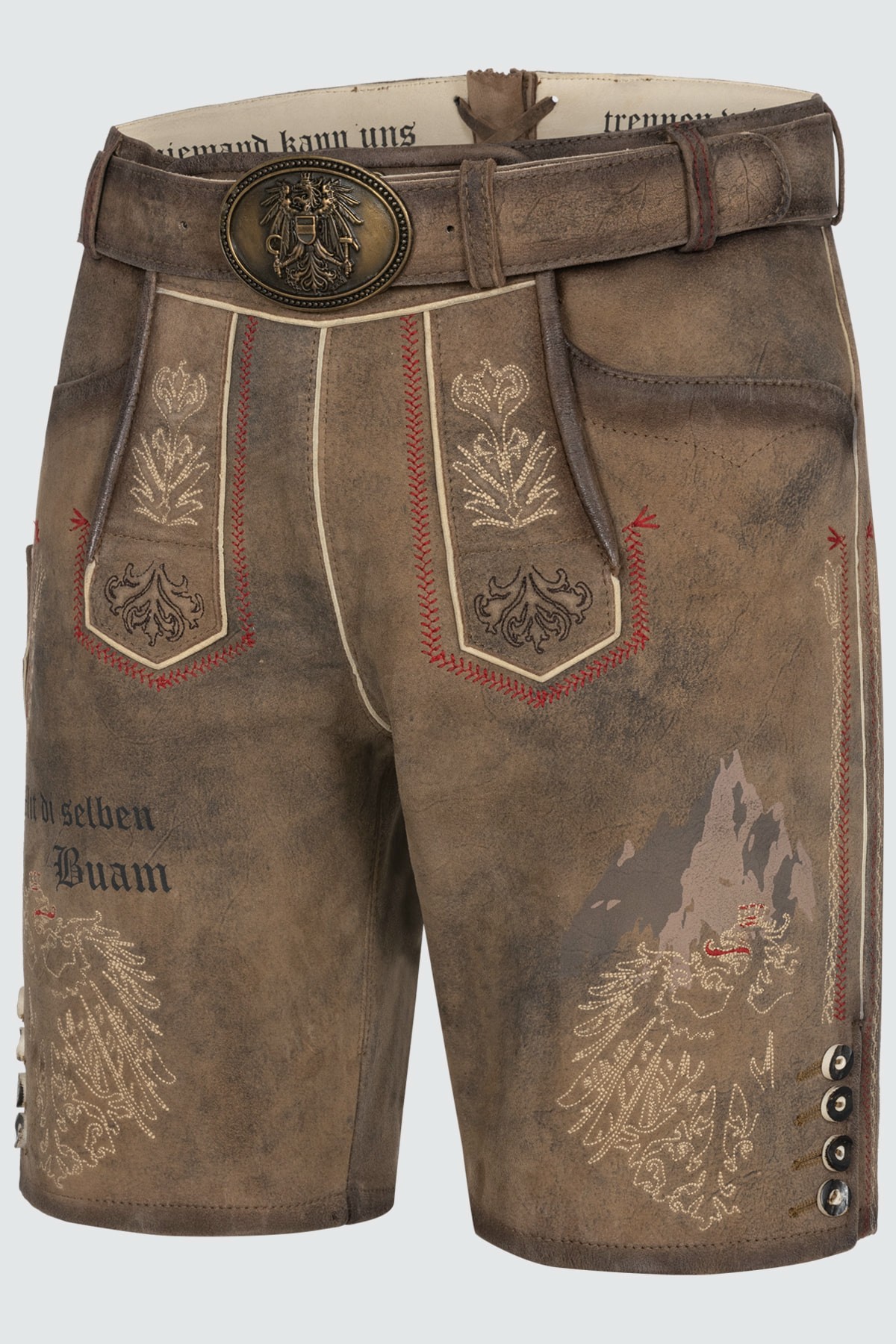 Lederhose Fankerl mit Gürtel