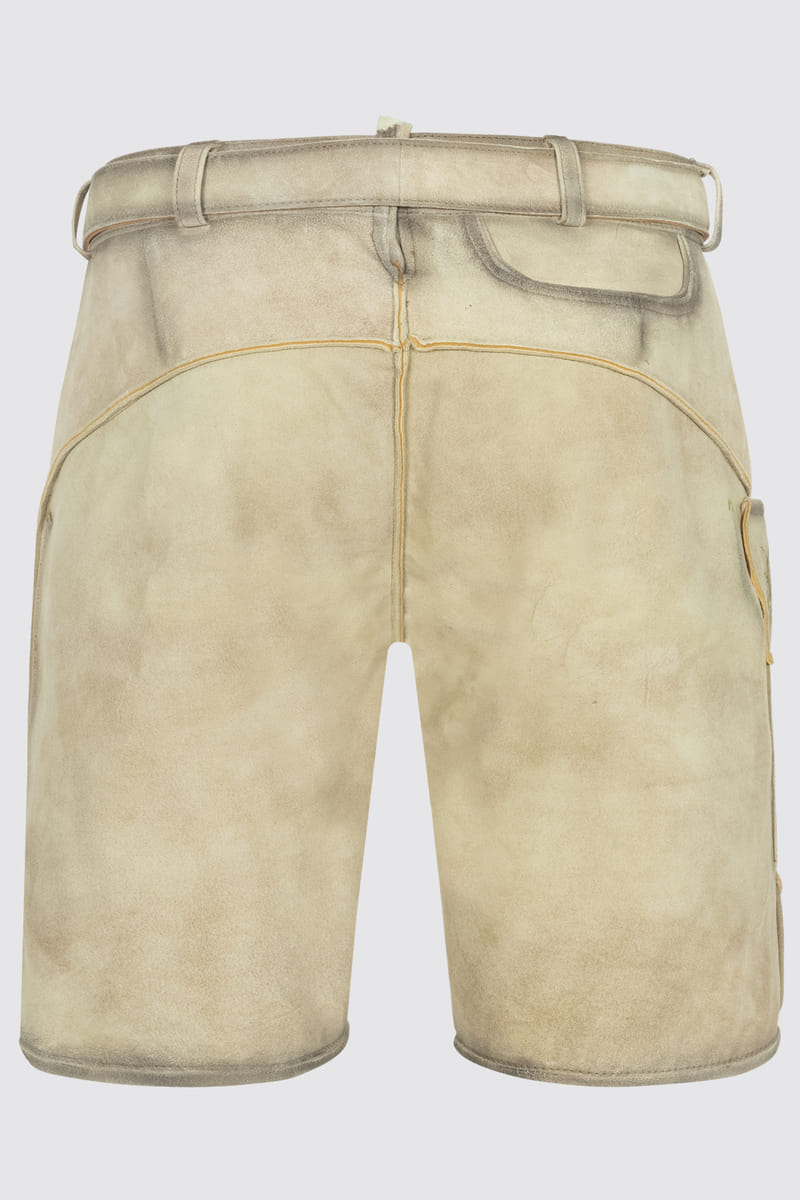 Lederhose Arlo mit Gürtel