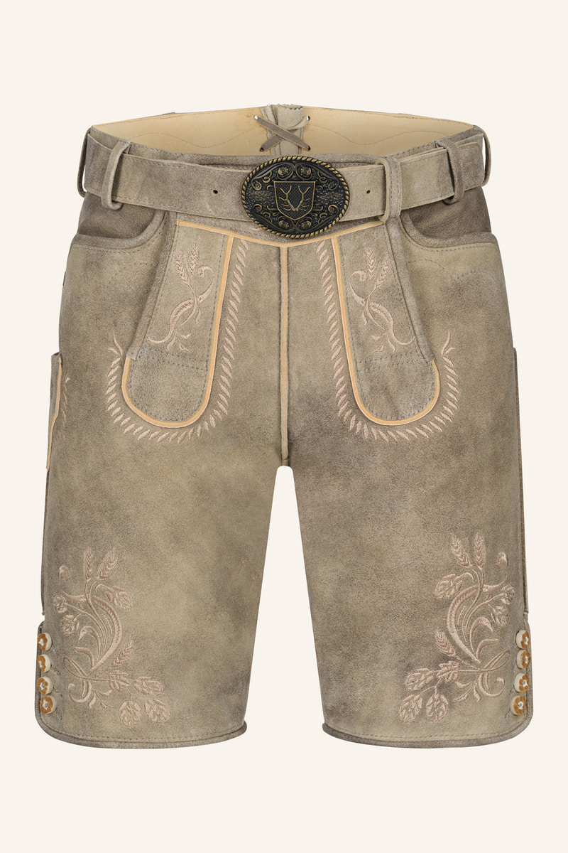 Lederhose Ryann mit Gürtel
