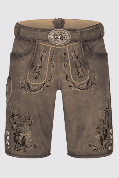 Lederhose Joscha mit Gürtel