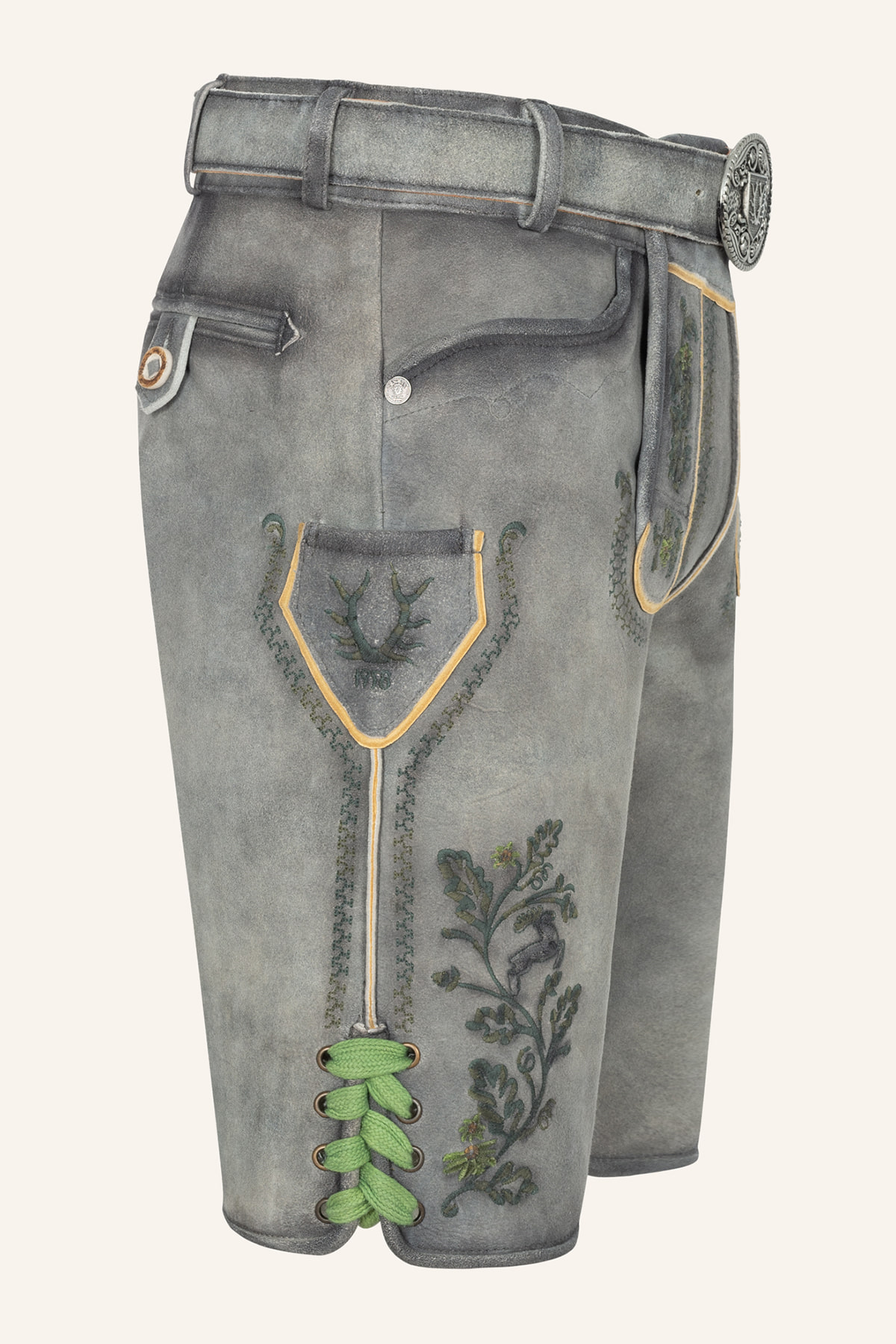 Lederhose Charlie mit Gürtel