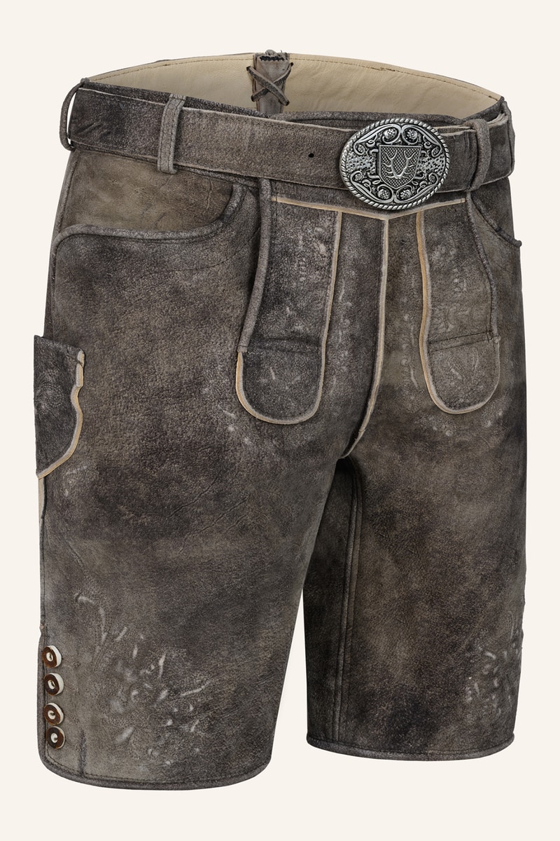 Lederhose Patrizio mit Gürtel