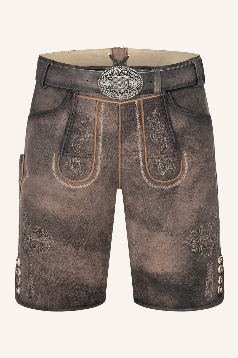 Lederhose Brody mit Gürtel