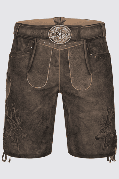 Lederhose Matze mit Gürtel