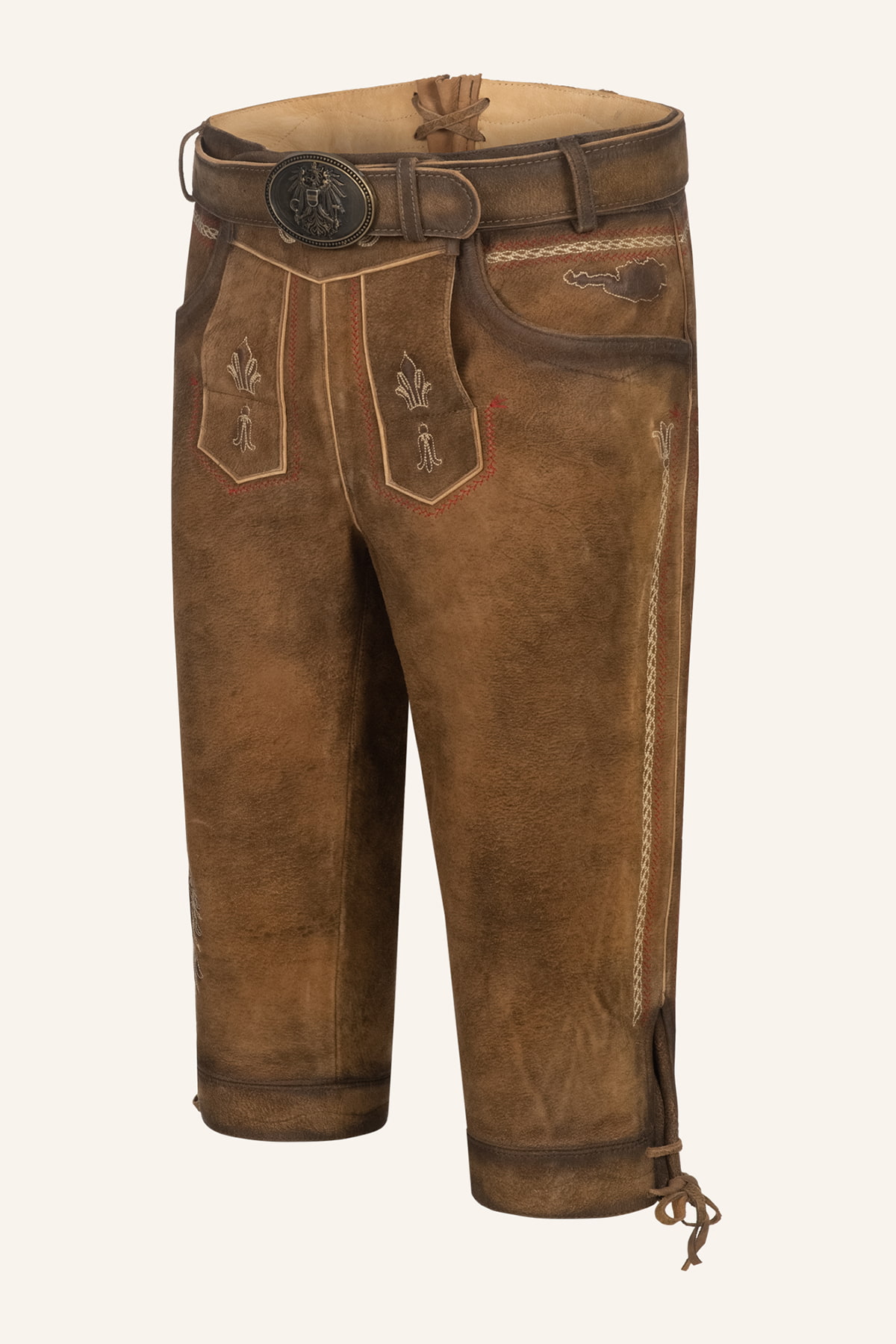 Lederhose Mei Hoamat Kniebund