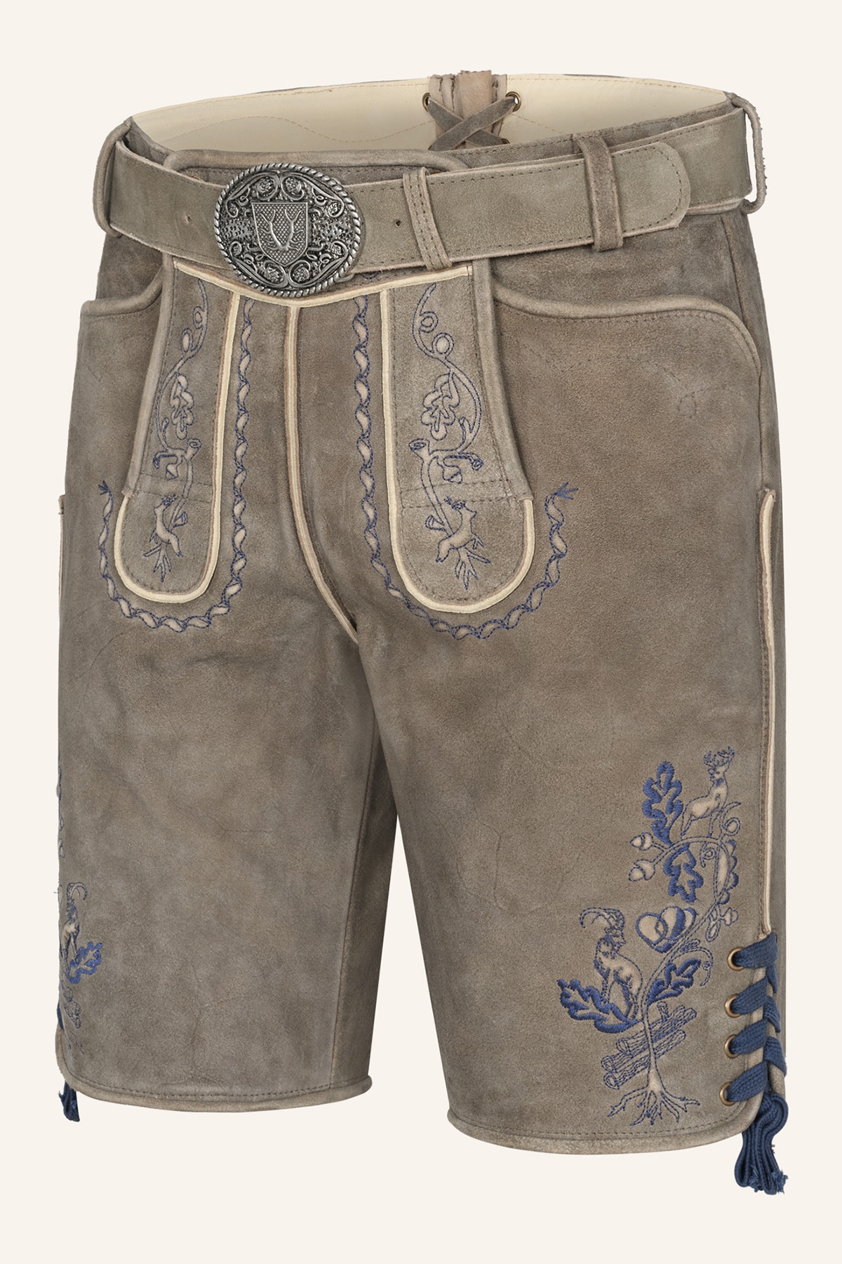 Lederhose Nilio mit Gürtel