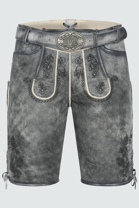 Lederhose Okko mit Gürtel