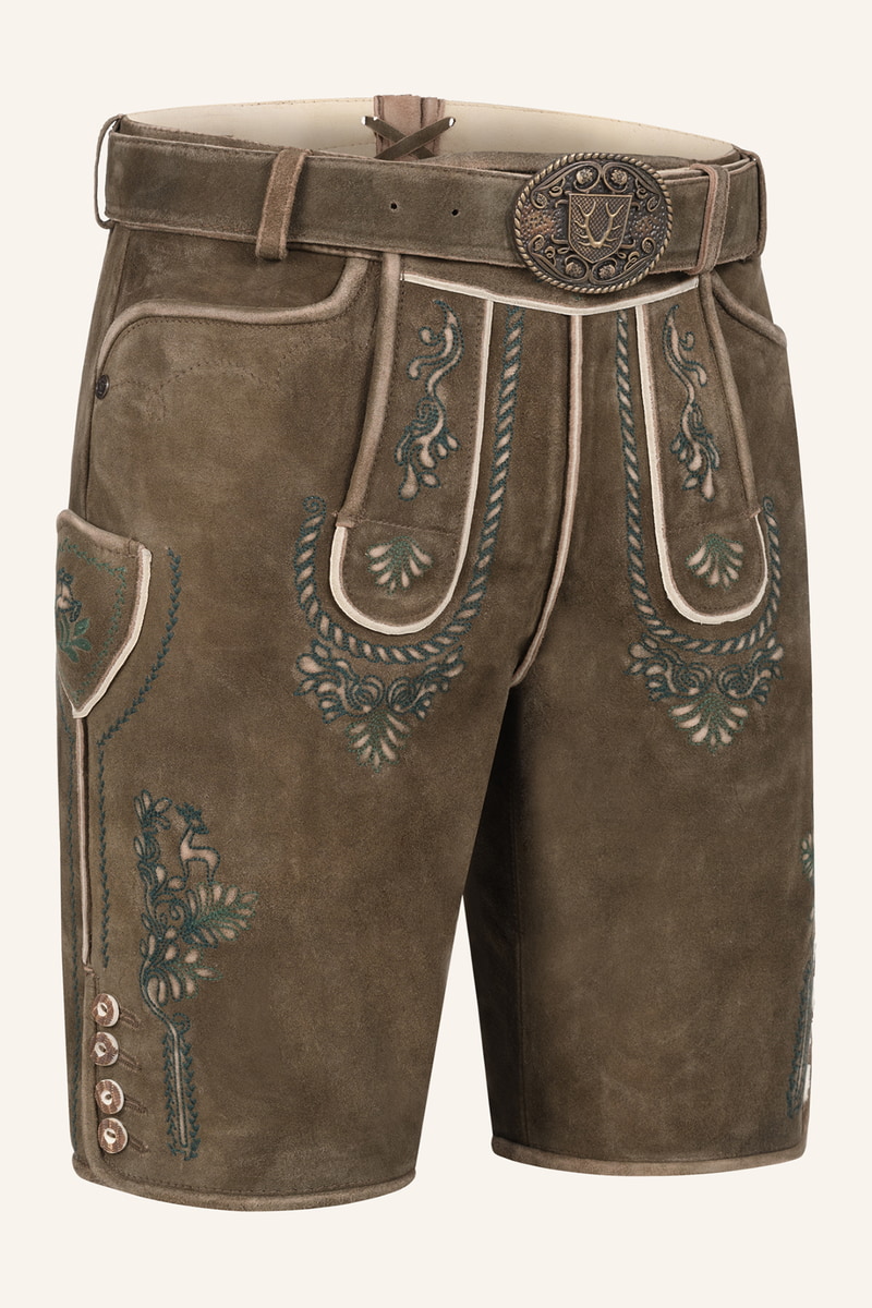 Lederhose Cailan mit Gürtel